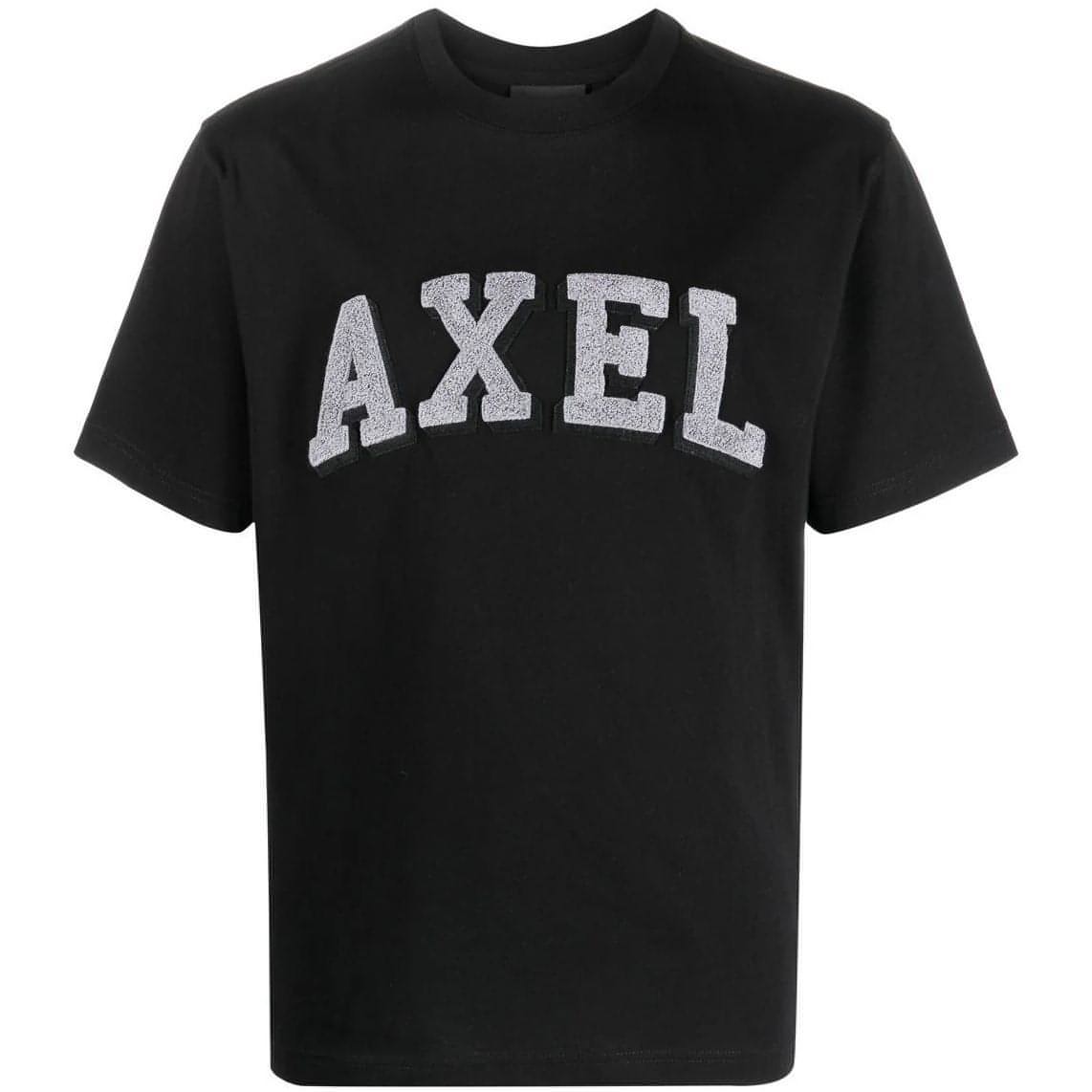 AXEL ARIGATO vyriški juodi marškinėliai Axel Arc T-Shirt