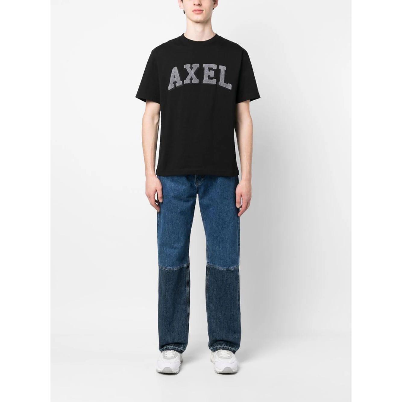 AXEL ARIGATO vyriški juodi marškinėliai Axel Arc T-Shirt