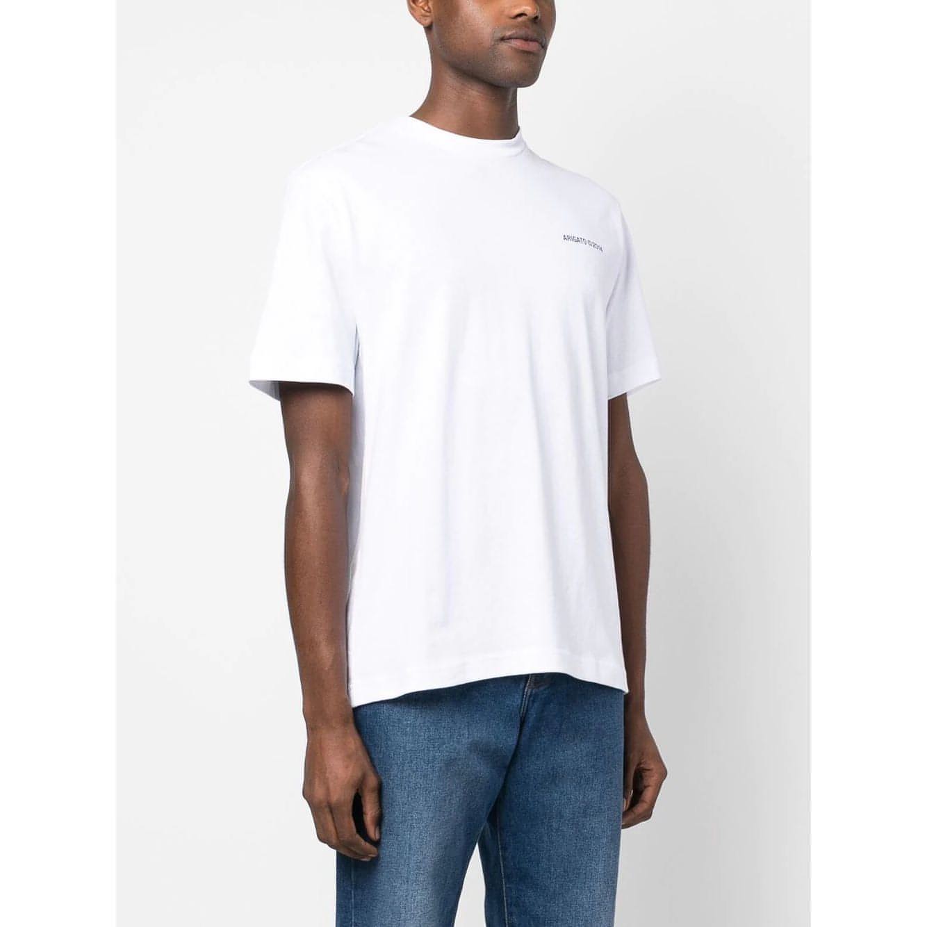 AXEL ARIGATO vyriški balti marškinėliai Monogram T-Shirt