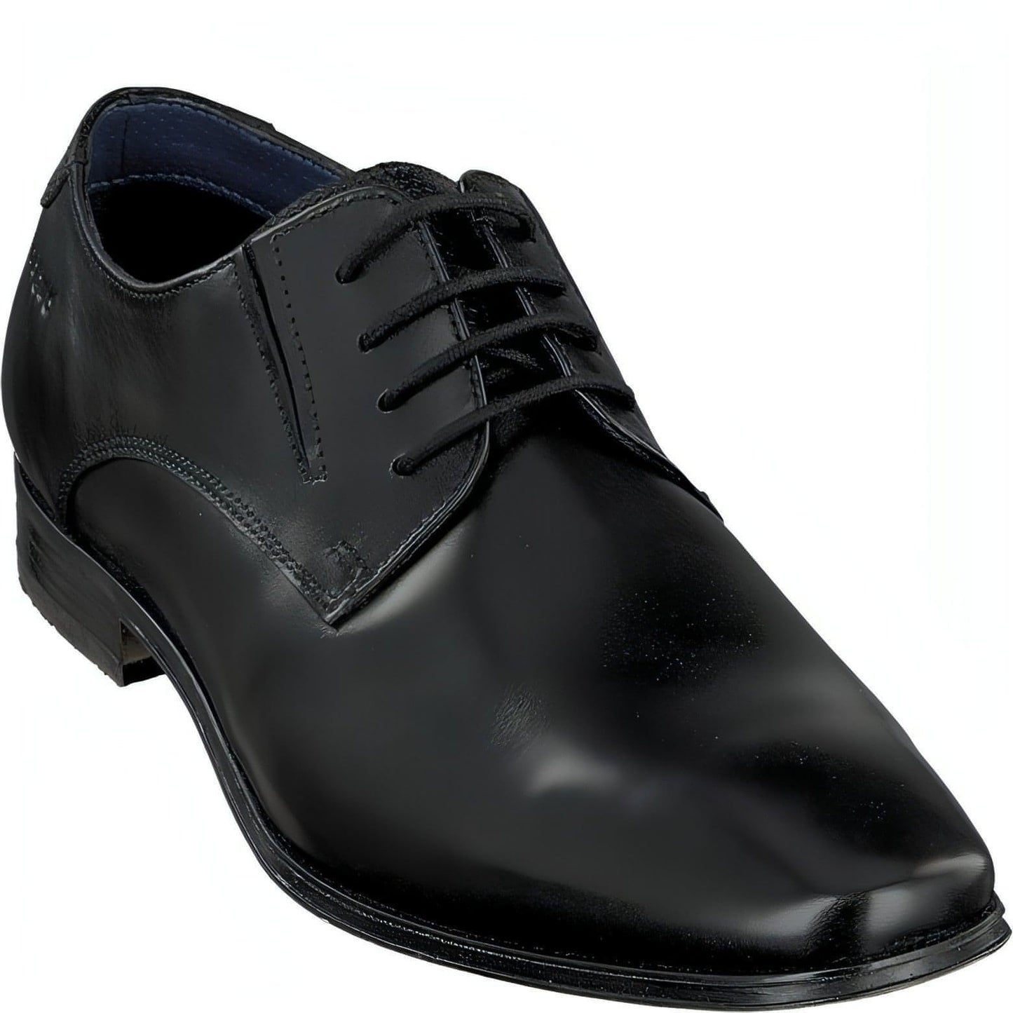 BUGATTI vyriški juodi batai Morino Shoes