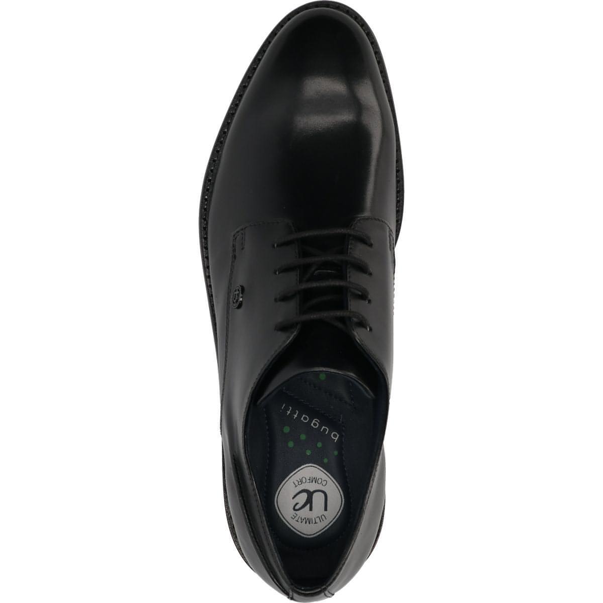 BUGATTI vyriški juodi klasikiniai batai Livorno Flex Evo formal