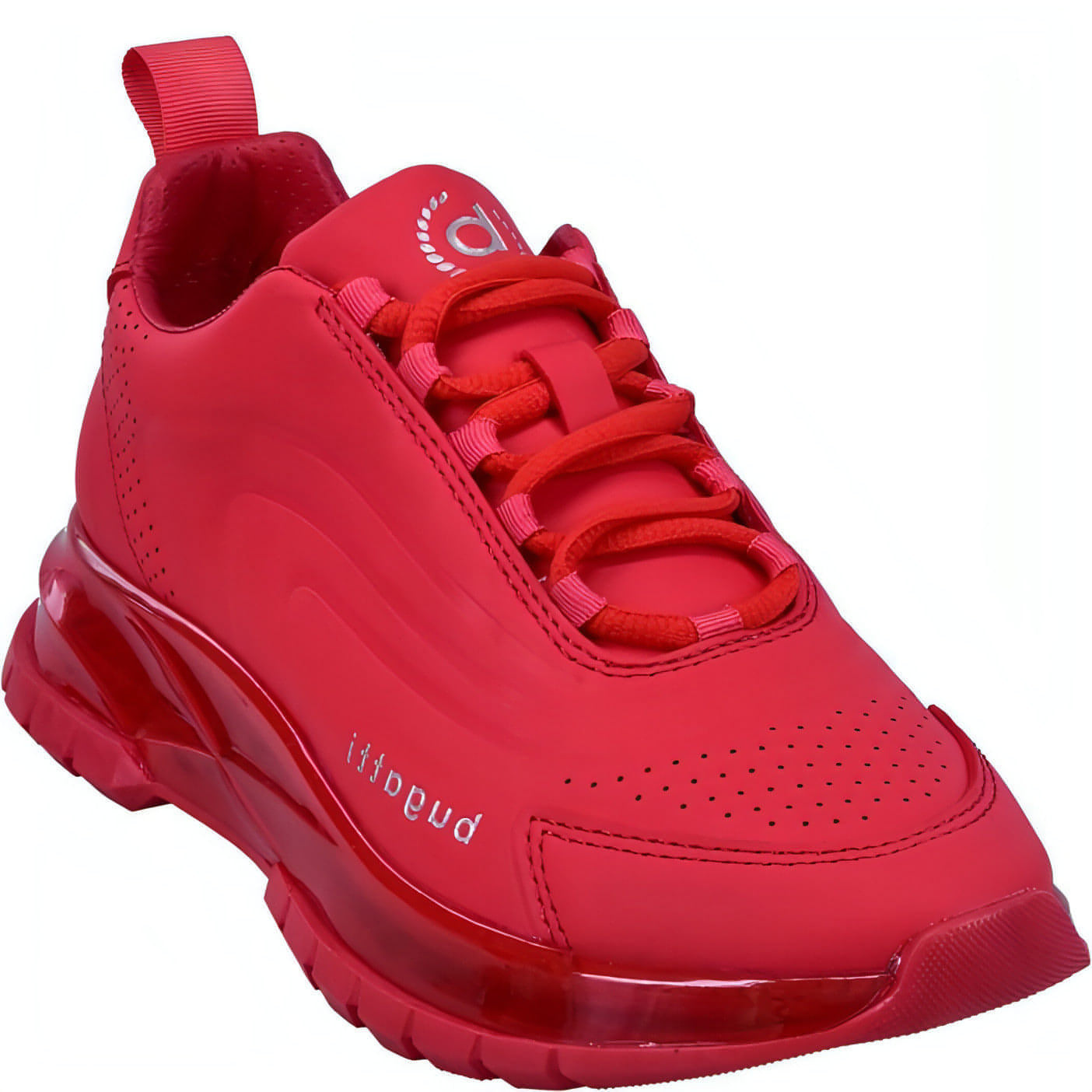 BUGATTI moteriški raudoni laisvalaikio bateliai Athena Shoes