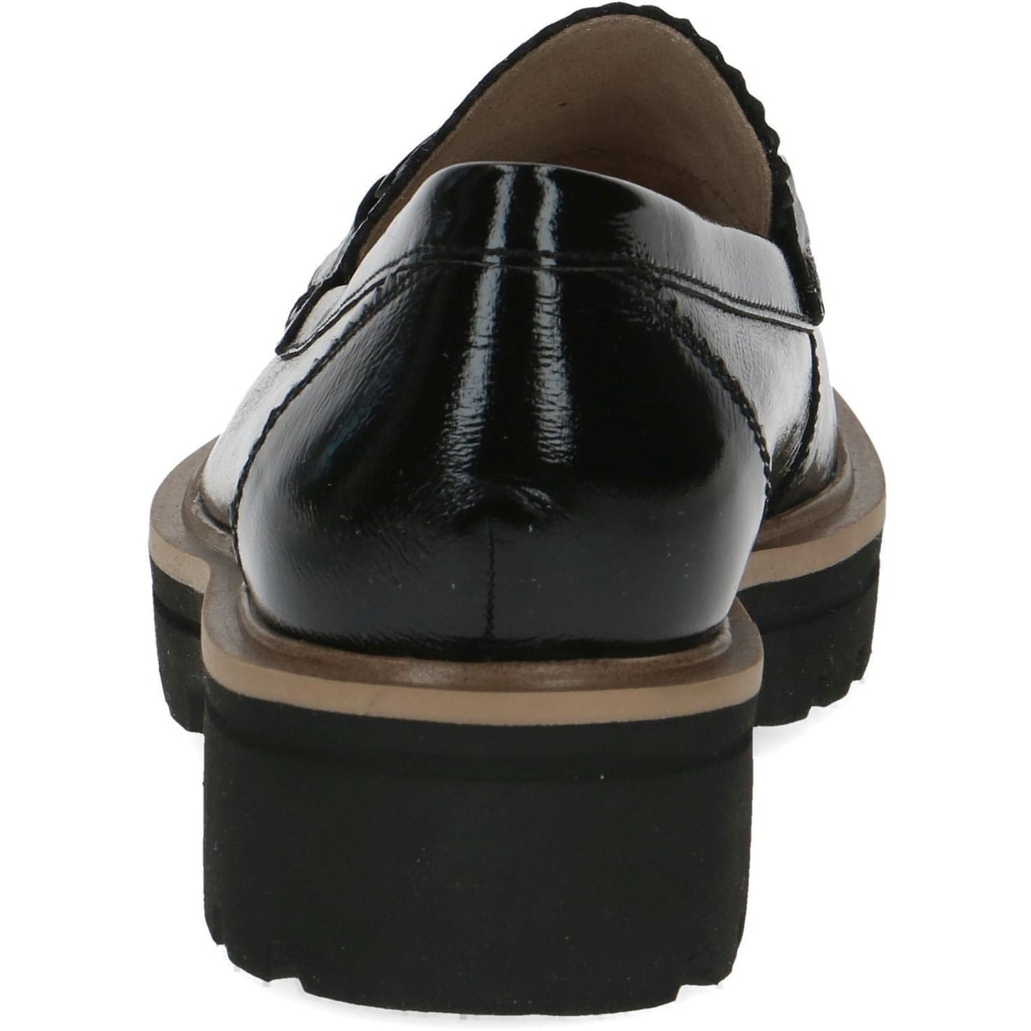 CAPRICE moteriški juodi lygiapadžiai bateliai Loafers