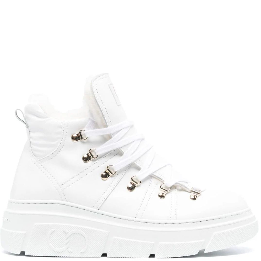 CESARE CASADEI moteriški balti šilti aulinukai Galaxy sneakers