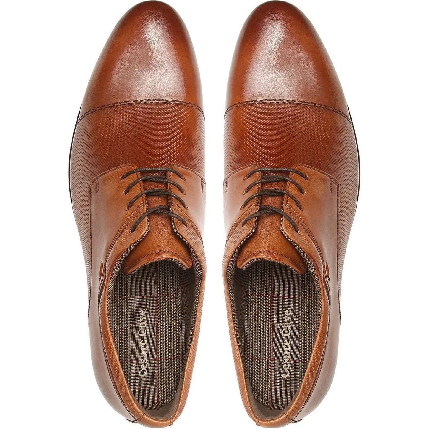 CESARE CAVE vyriški rudi klasikiniai batai SHOES