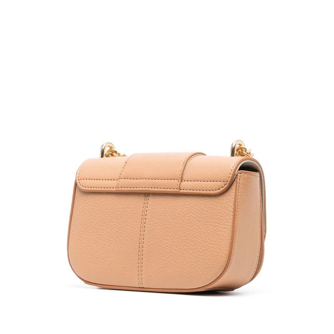 See by Chloé moteriška ruda rankinė per petį Hana chain bag