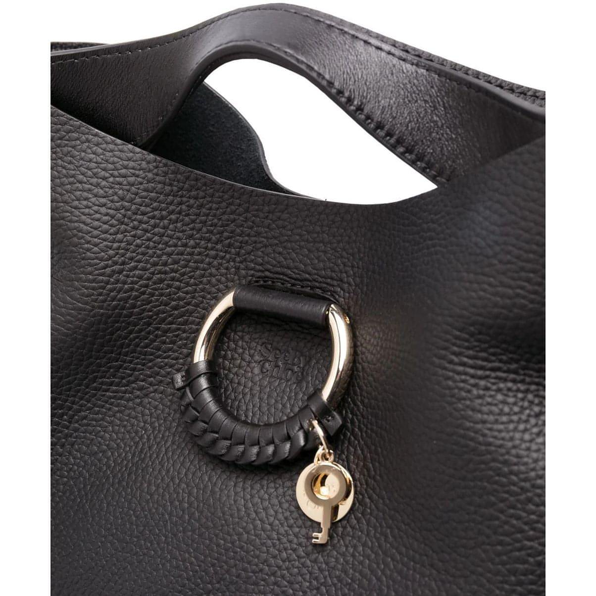See by Chloé moteriška juoda rankinė per petį Joan small top handle bag