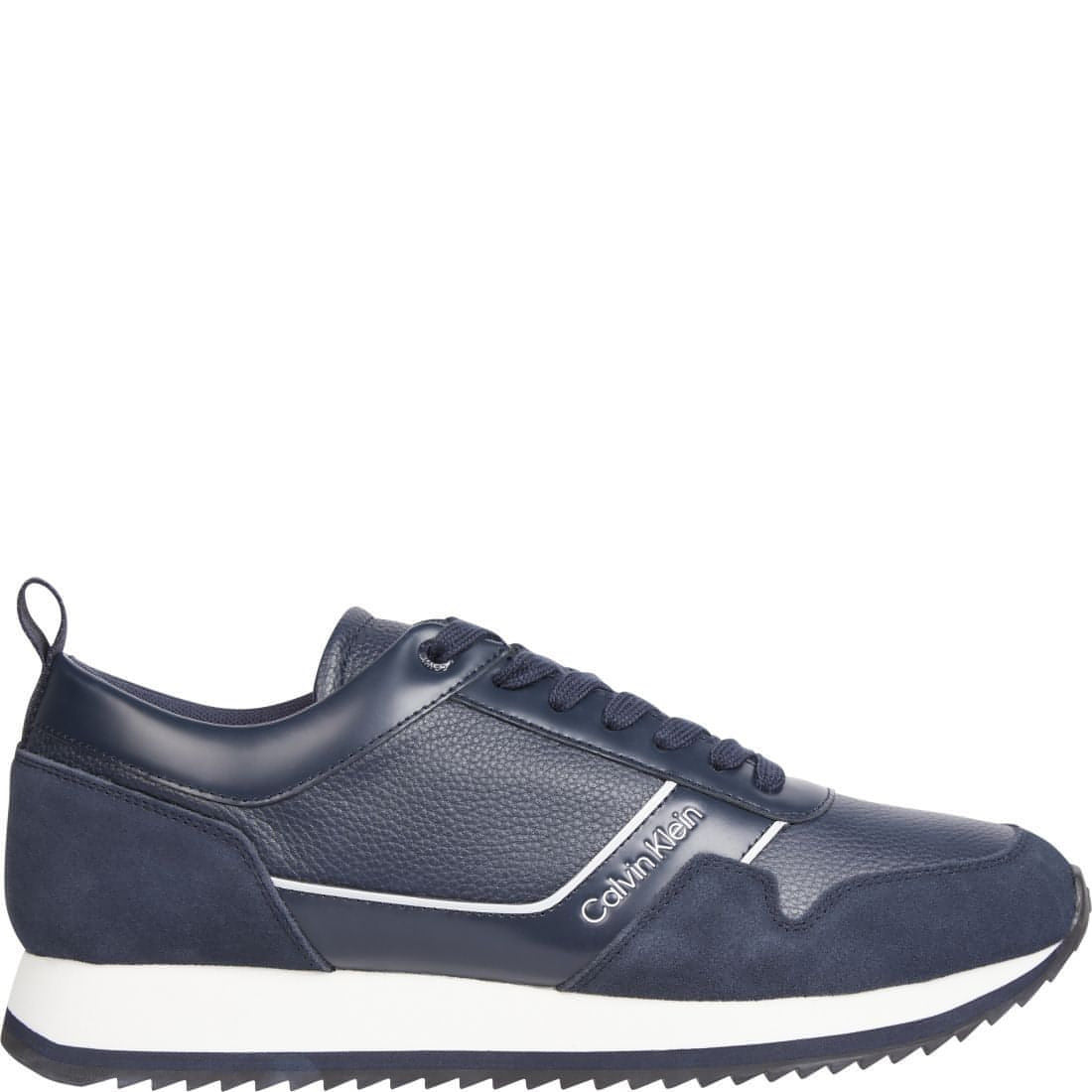 CALVIN KLEIN vyriški mėlyni laisvalaikio batai Low top lace up sport shoe