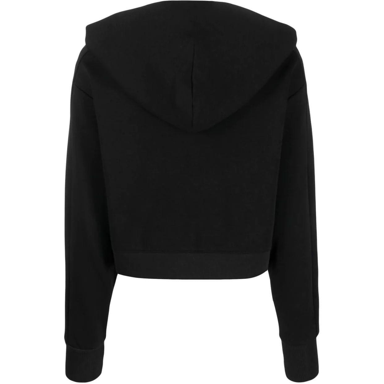 CALVIN KLEIN JEANS moteriška juoda plona striukė Sleeves logo piping zip jacket