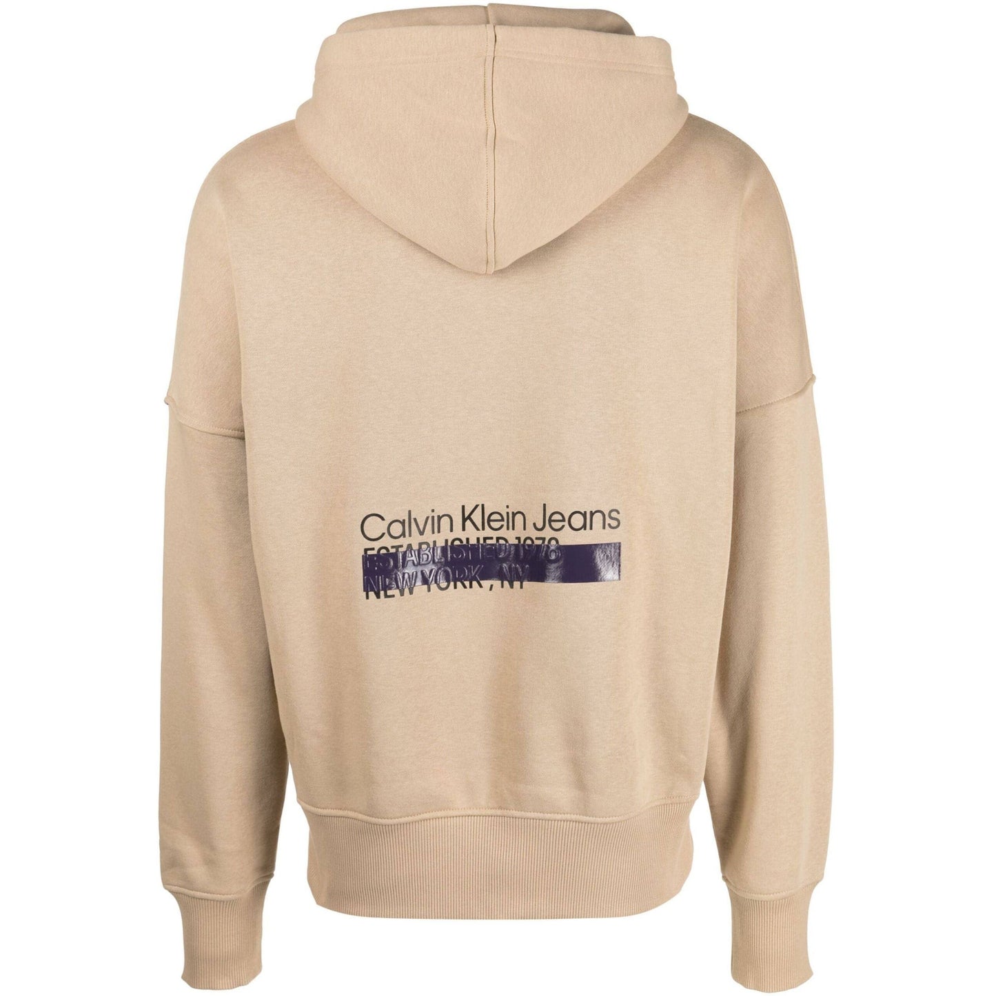 CALVIN KLEIN JEANS vyriškas šviesus džemperis su kapišonu Layered address hwk hoodie