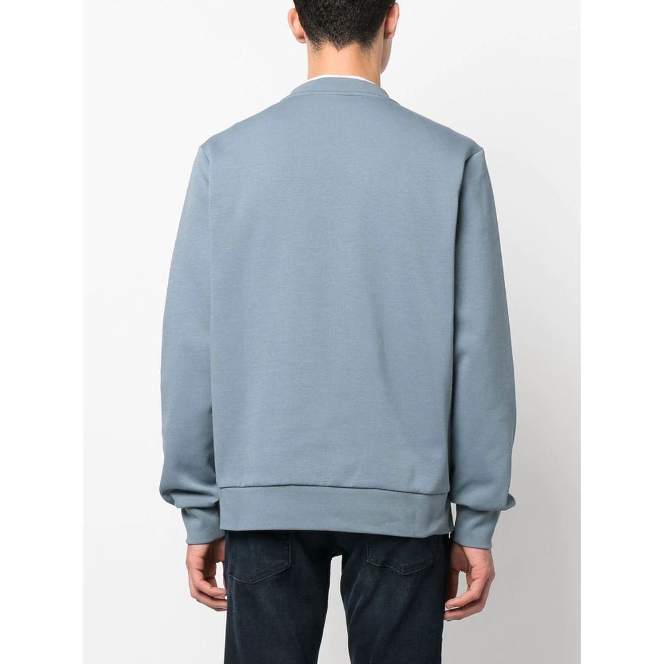 CALVIN KLEIN vyriškas pilkas megztinis Micro logo repreve sweatshirt