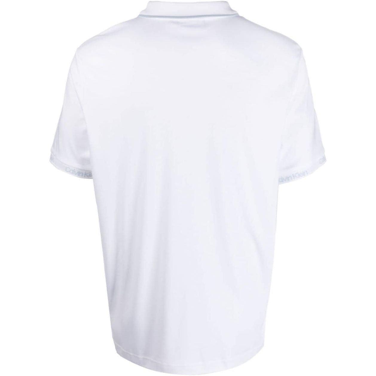 CALVIN KLEIN vyriški pilkai balti POLO marškinėliai trumpomis rankovėmis