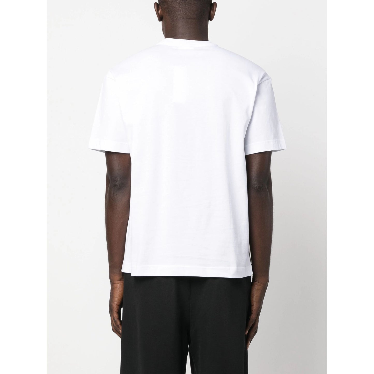 CALVIN KLEIN vyriški balti marškinėliai Photo print t-shirt