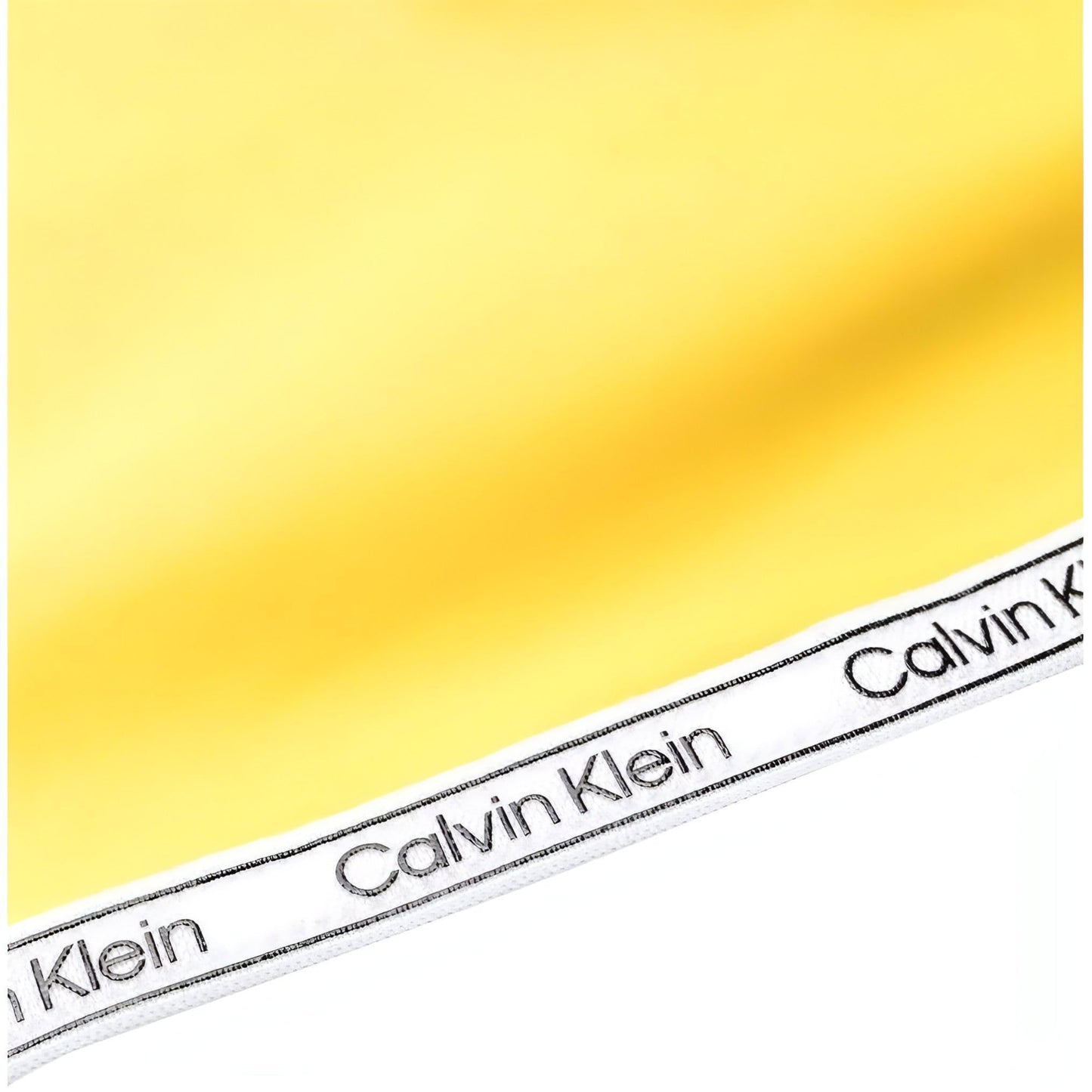 CALVIN KLEIN UW moteriškos geltonos apatinės kelnaitės String side tie