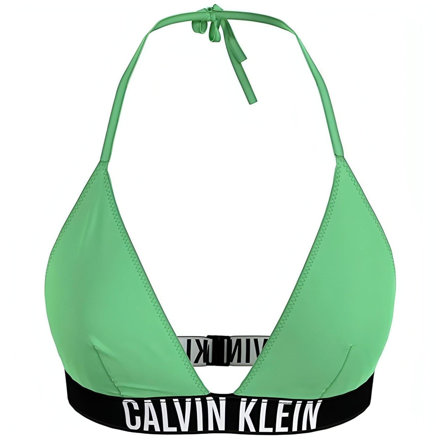 CALVIN KLEIN UW moteriška žalia maudymosi liemenėlė Triangle swim bra