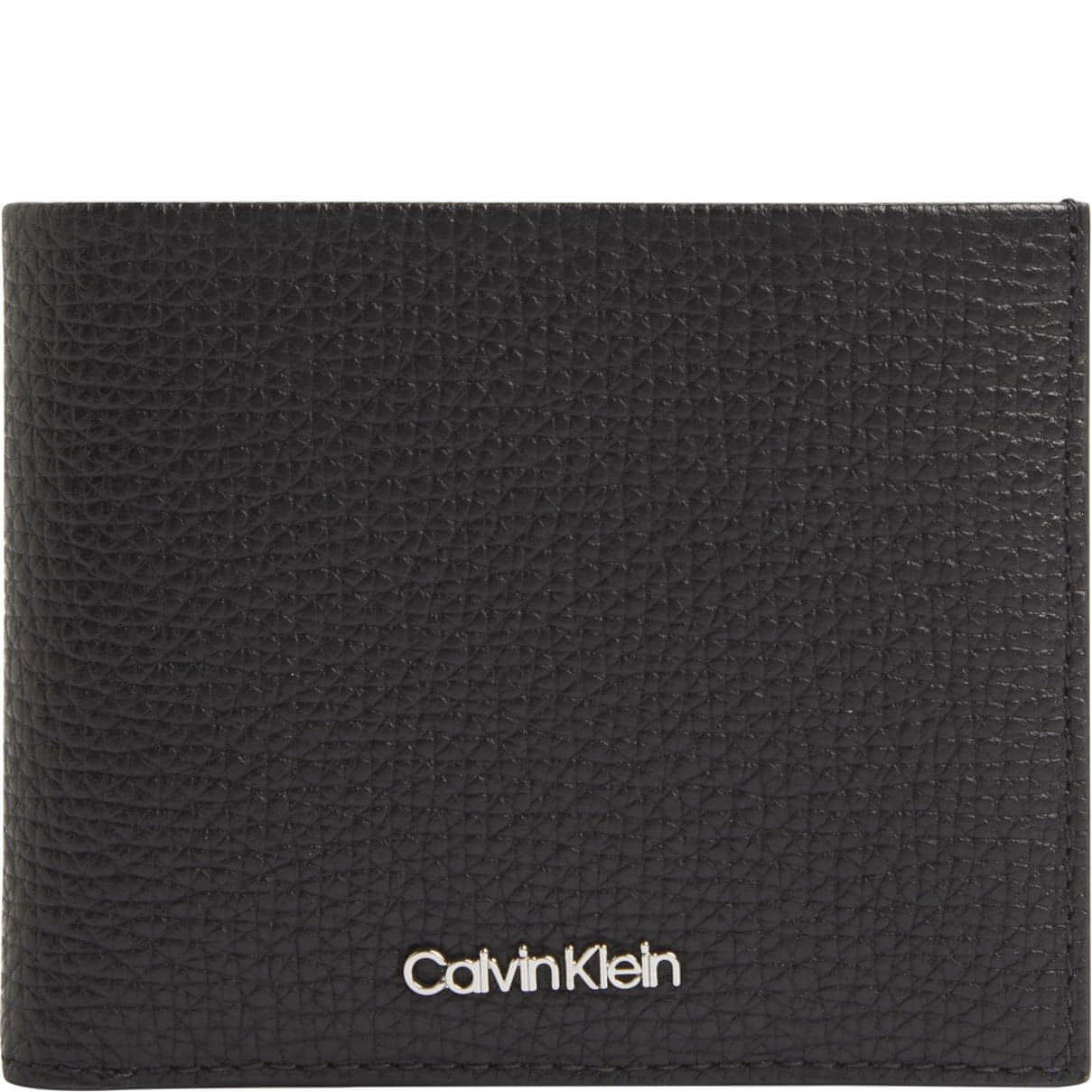 CALVIN  KLEIN vyriška juoda piniginė Minimalism 5cc coin wallets