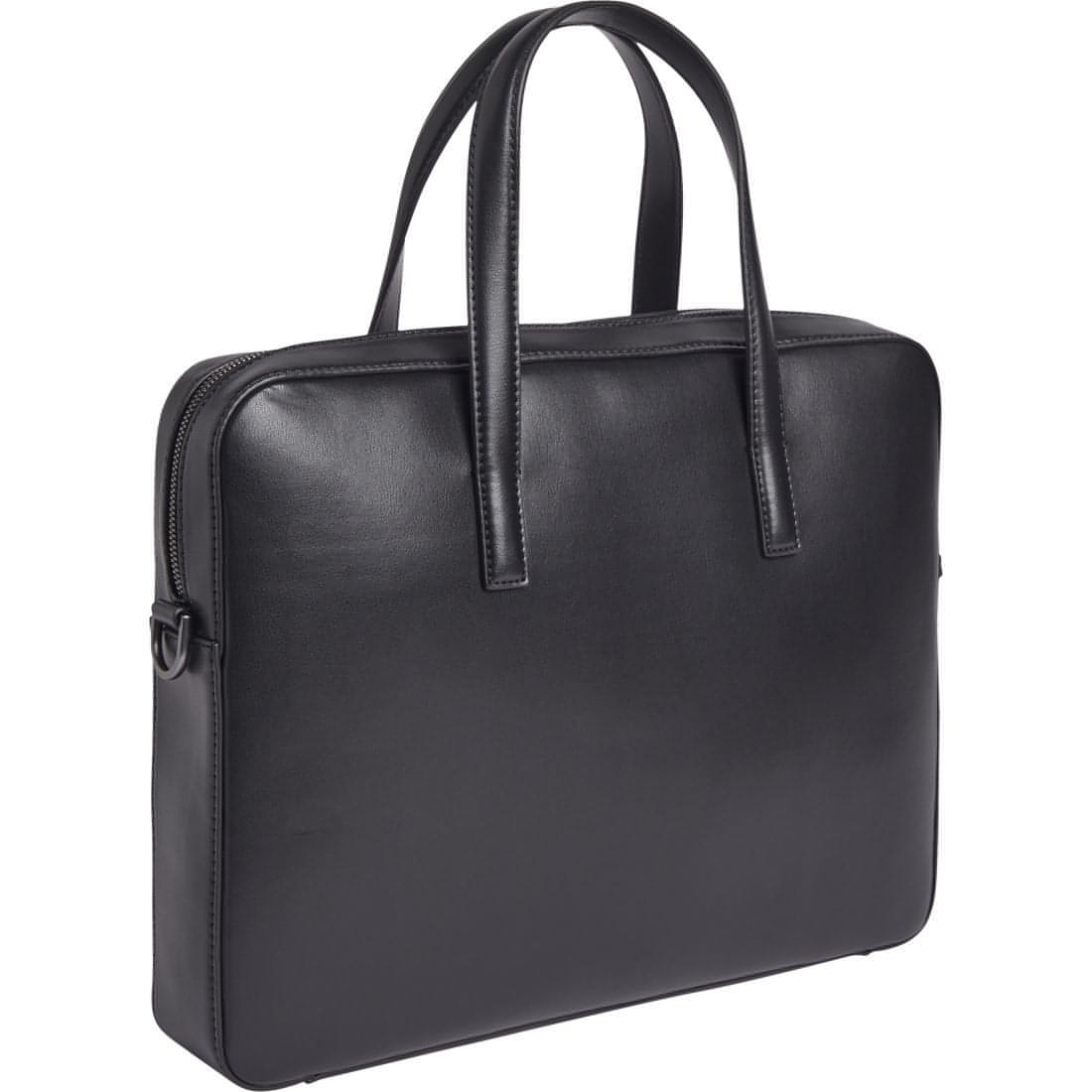 CALVIN KLEIN vyriškas juodas nešiojamojo kompiuterio krepšys Iconic hardware laptop bag