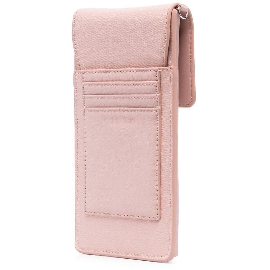 CALVIN KLEIN moteriškas rožinis telefono dėklas Must phone pouch