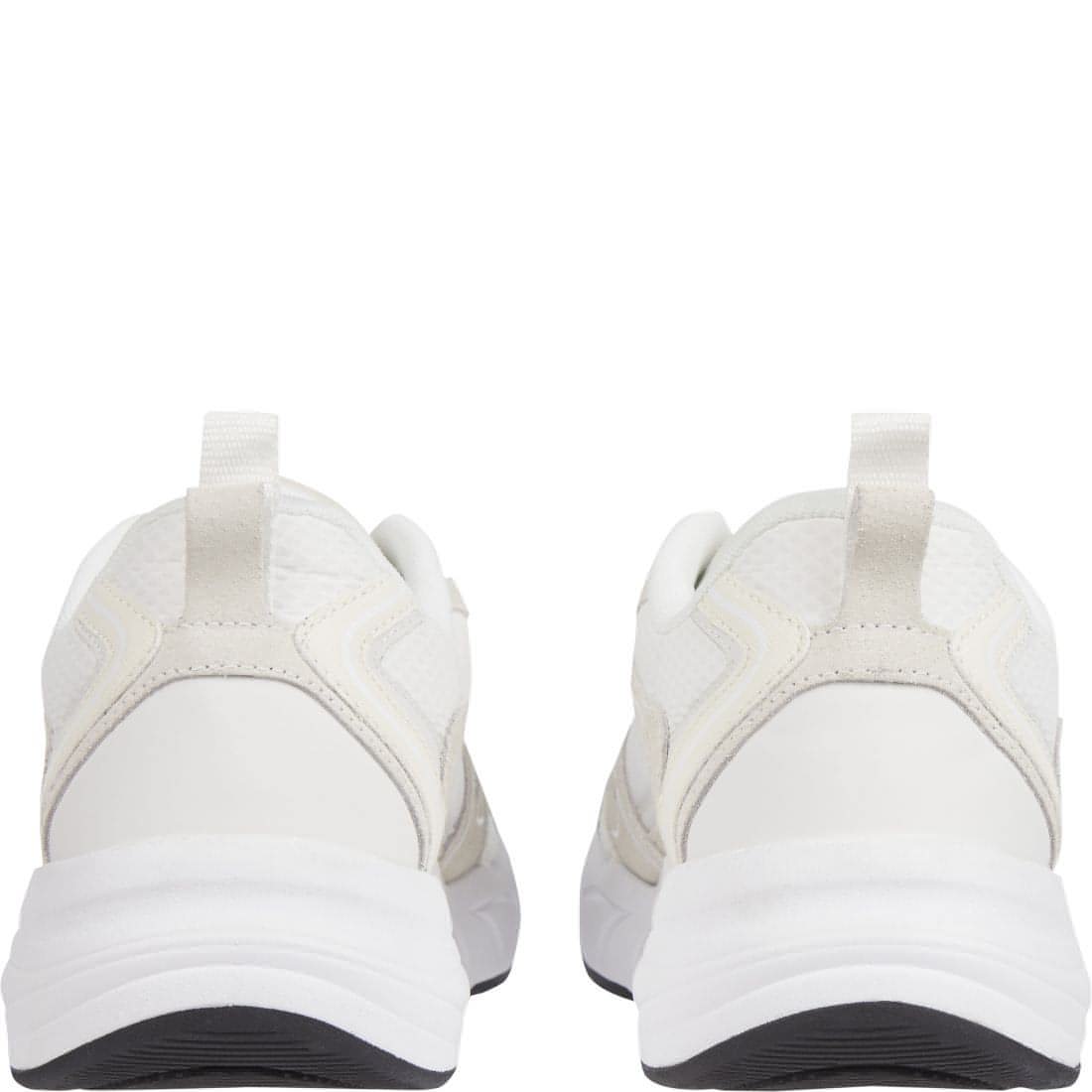 CALVIN KLEIN JEANS vyriški balti laisvalaikio batai Retro tennis mesh shoe