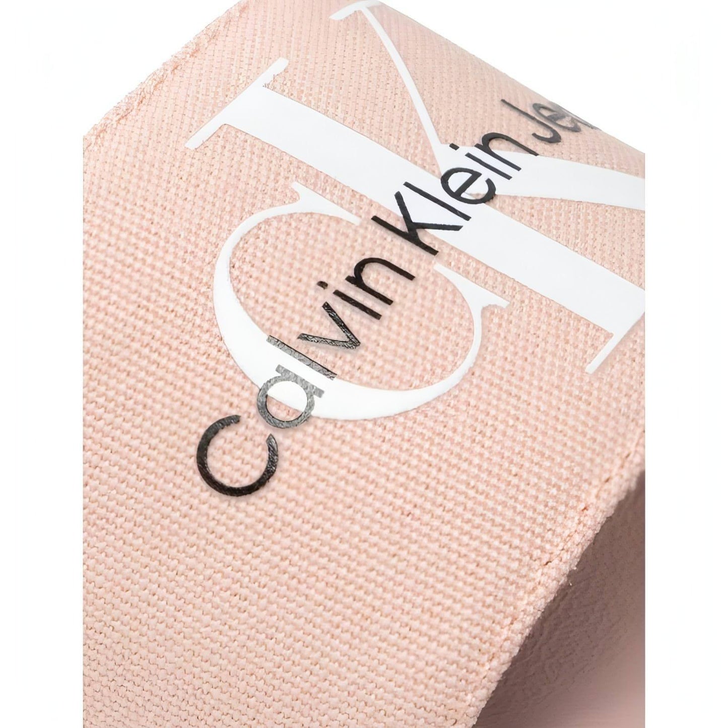 CALVIN KLEIN moteriškos rožinės šlepetės per pirštą SLIDE  CO