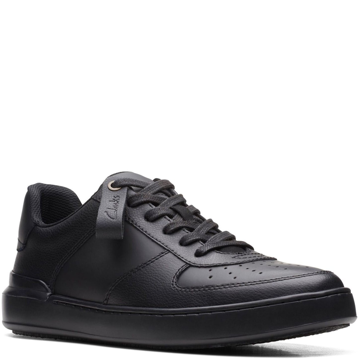 CLARKS vyriški juodi laisvalaikio batai  CourtLite Tie Sport Shoe