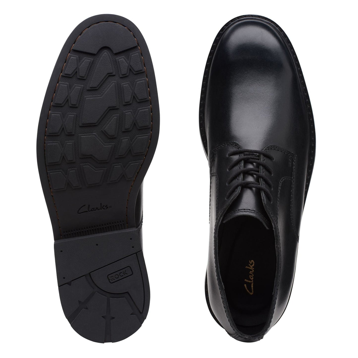CLARKS vyriški juodi klasikiniai batai