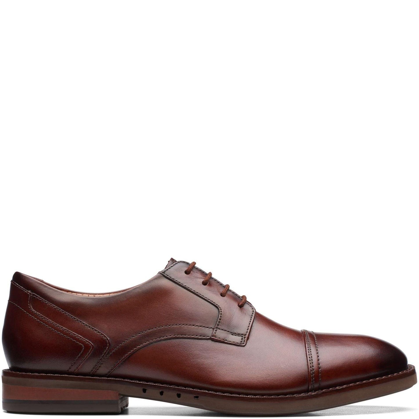CLARKS vyriški rudi klasikiniai batai Un Hugh Cap Formal