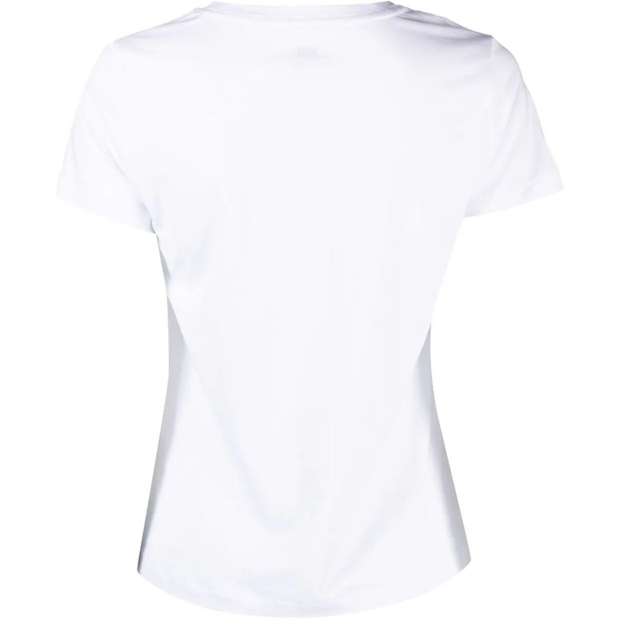 DKNY moteriški balti marškinėliai Dtm emb logo tee