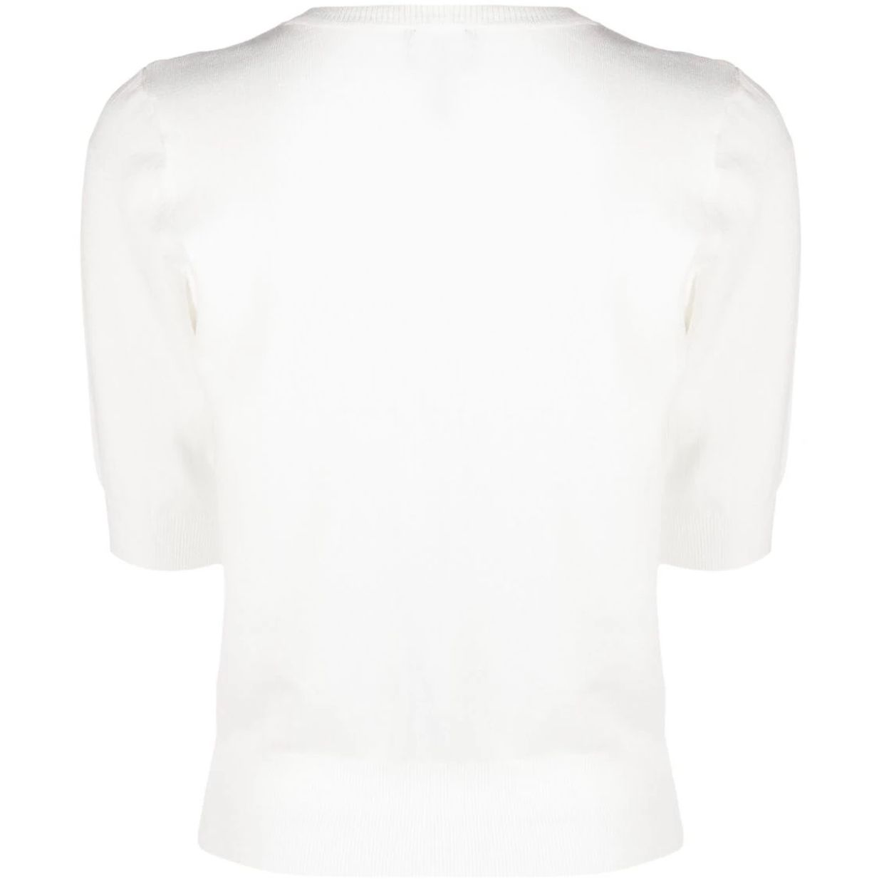 DKNY marškiniai moterims, Balta, S/s mesh v crewneck