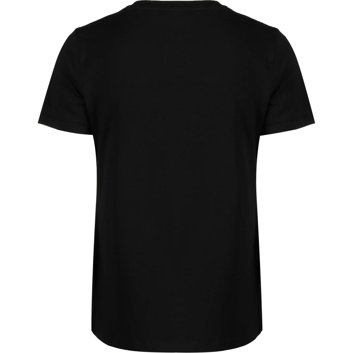 DKNY moteriški juodi marškinėliai S/s reflective logo