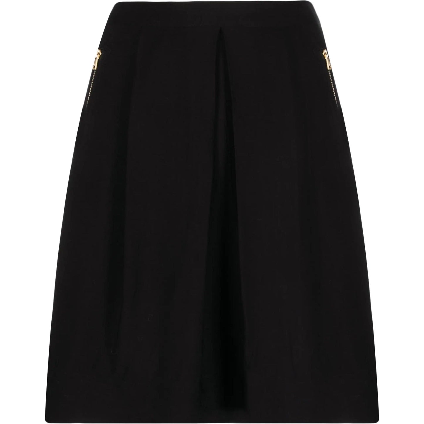 DKNY moteriškas juodas sijonas Crinkle dressing skirt