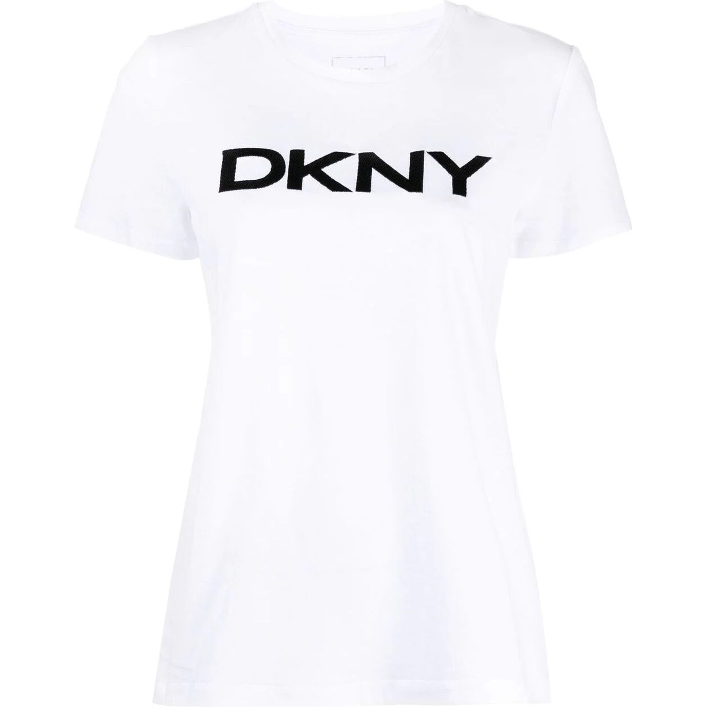 DKNY marškinėliai trumpomis rankovėmis moterims, Balta, S/s logo tee
