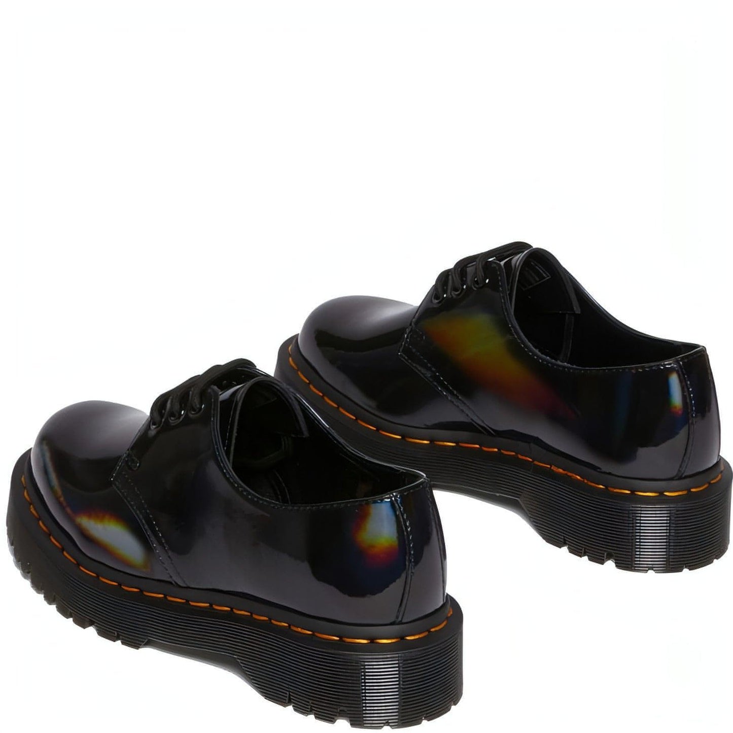 DR. MARTENS moteriški juodi batai 1461 bex rainbow formal