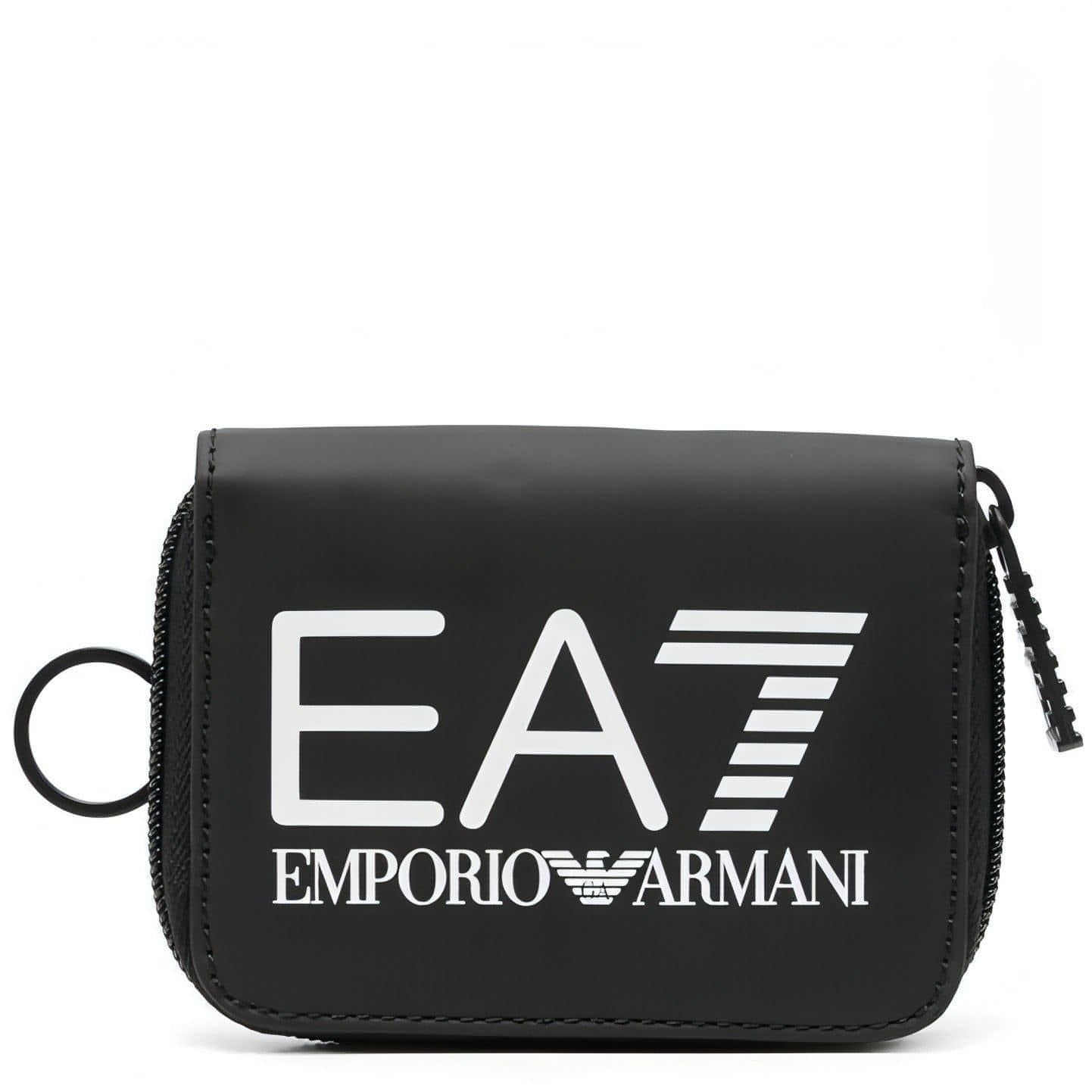 EA7 vyriška - moteriška juoda piniginė
