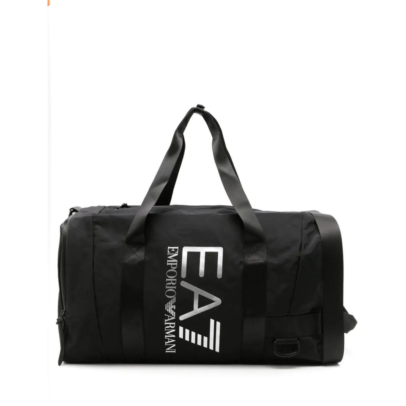 EA7 vyriškas - moteriškas juodas sportinis krepšys