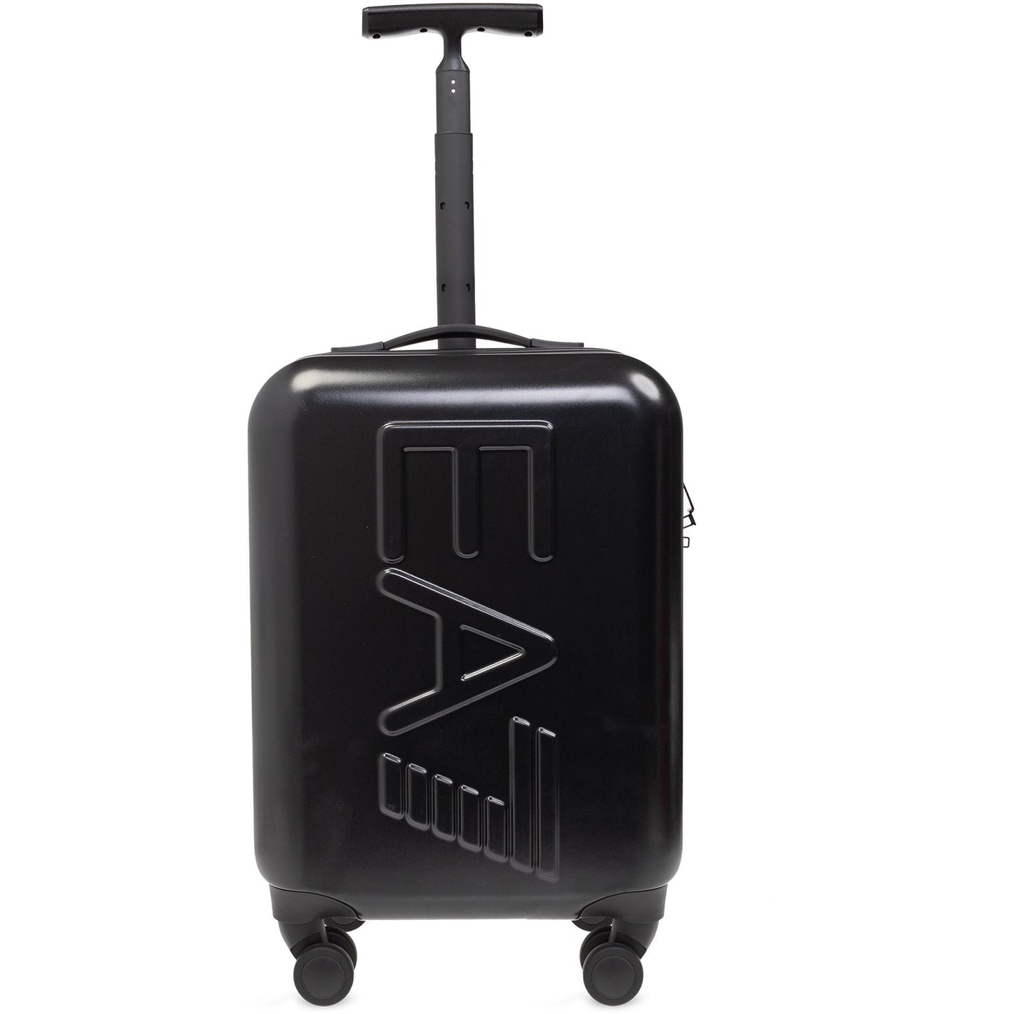EA7 vyriškas/moteriškas juodas lagaminas Trolley