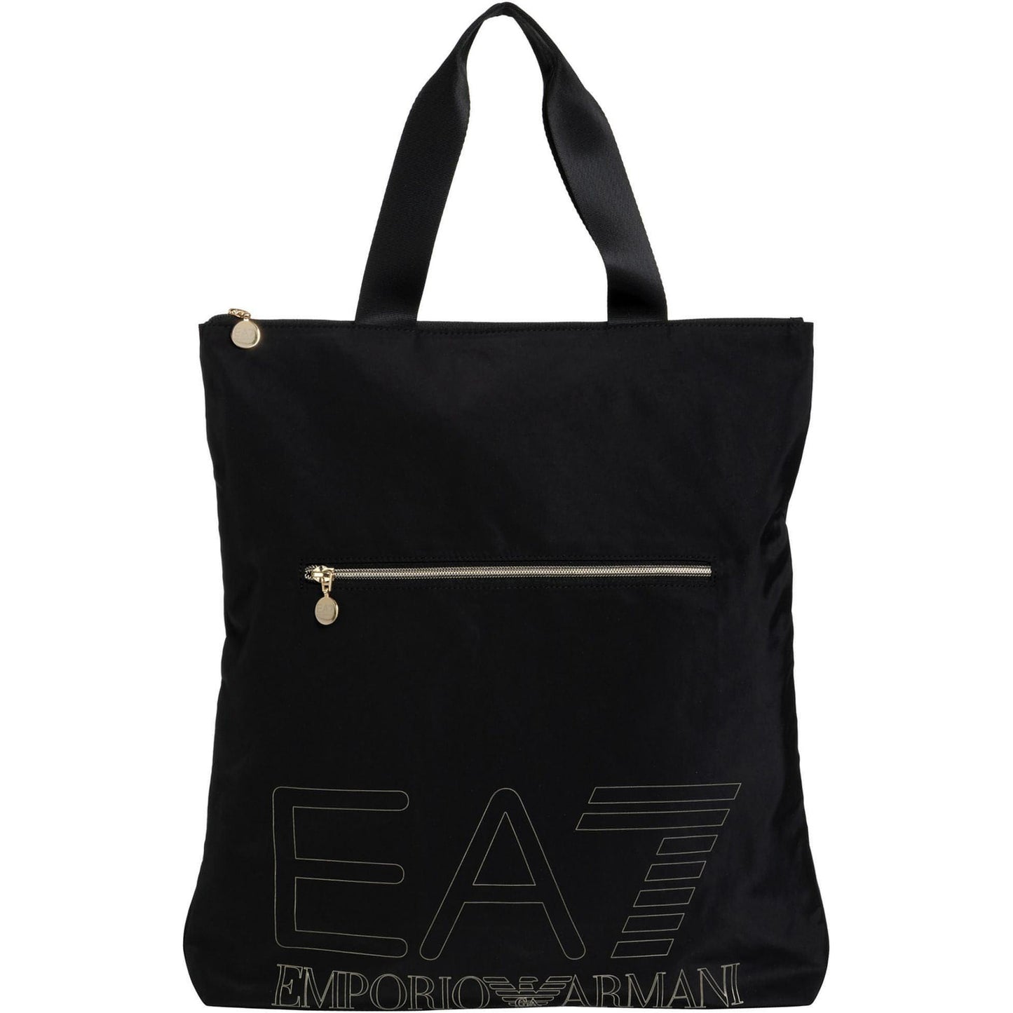 EA7 moteriška juoda rankinė per petį Shopping bag
