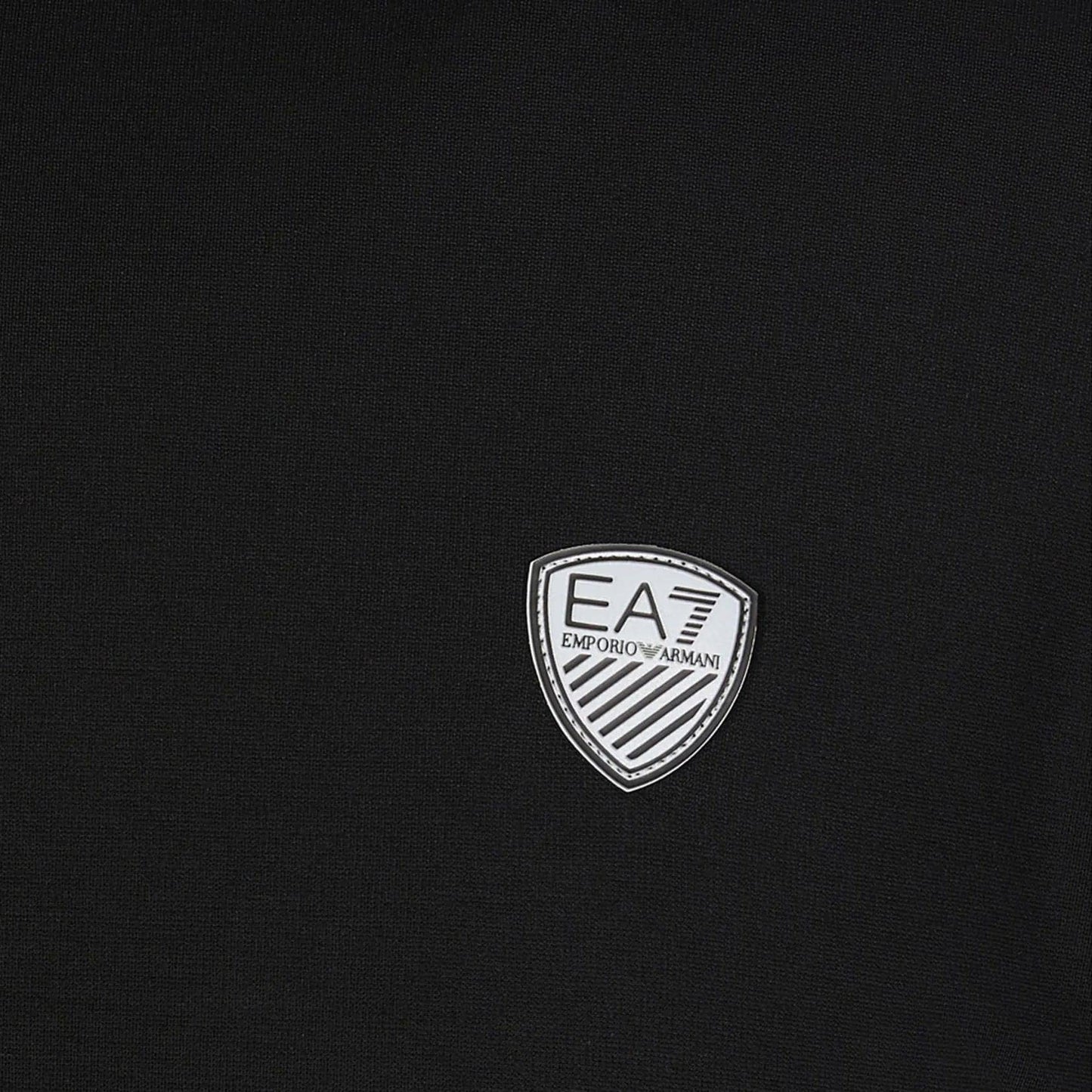 EA7 vyriški juodi marškinėliai trumpomis rankovėmis T-shirt