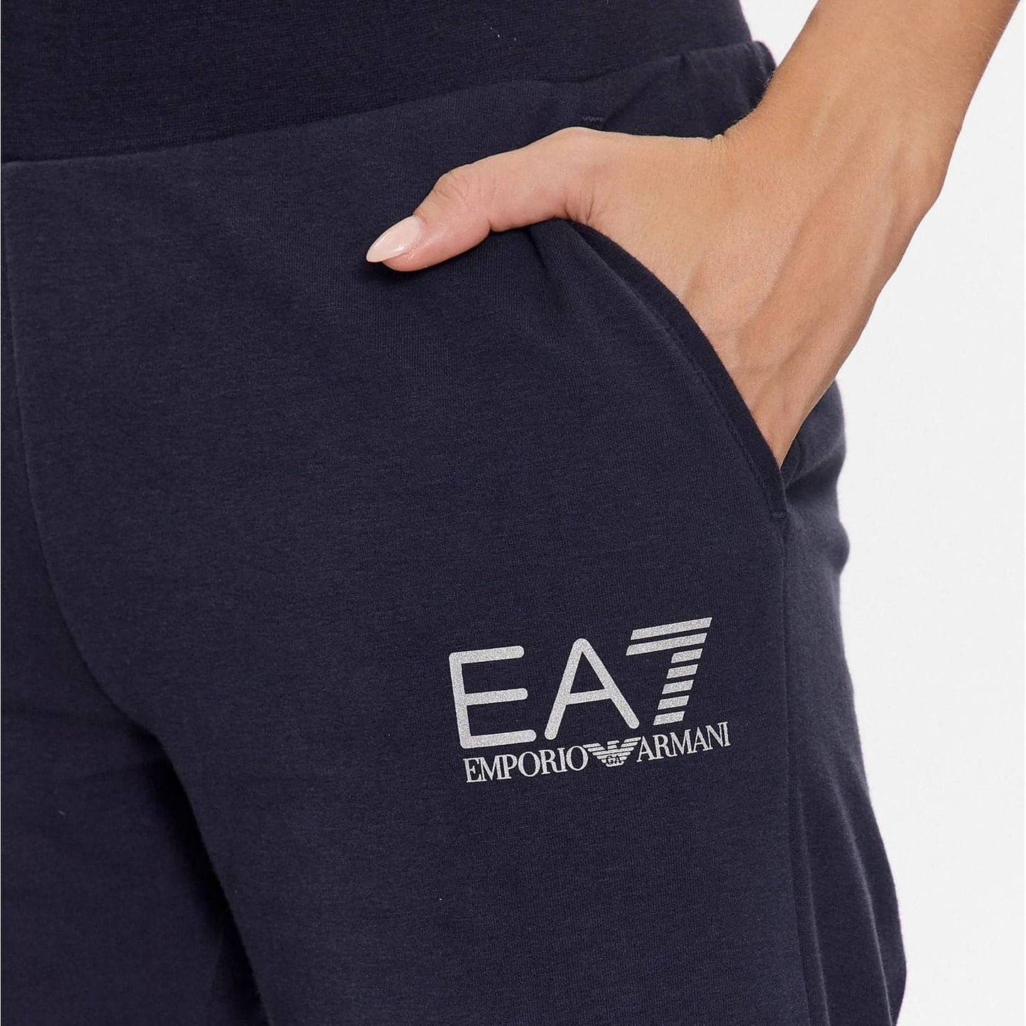 EA7 moteriškos mėlynos laisvalaikio kelnės Trouser