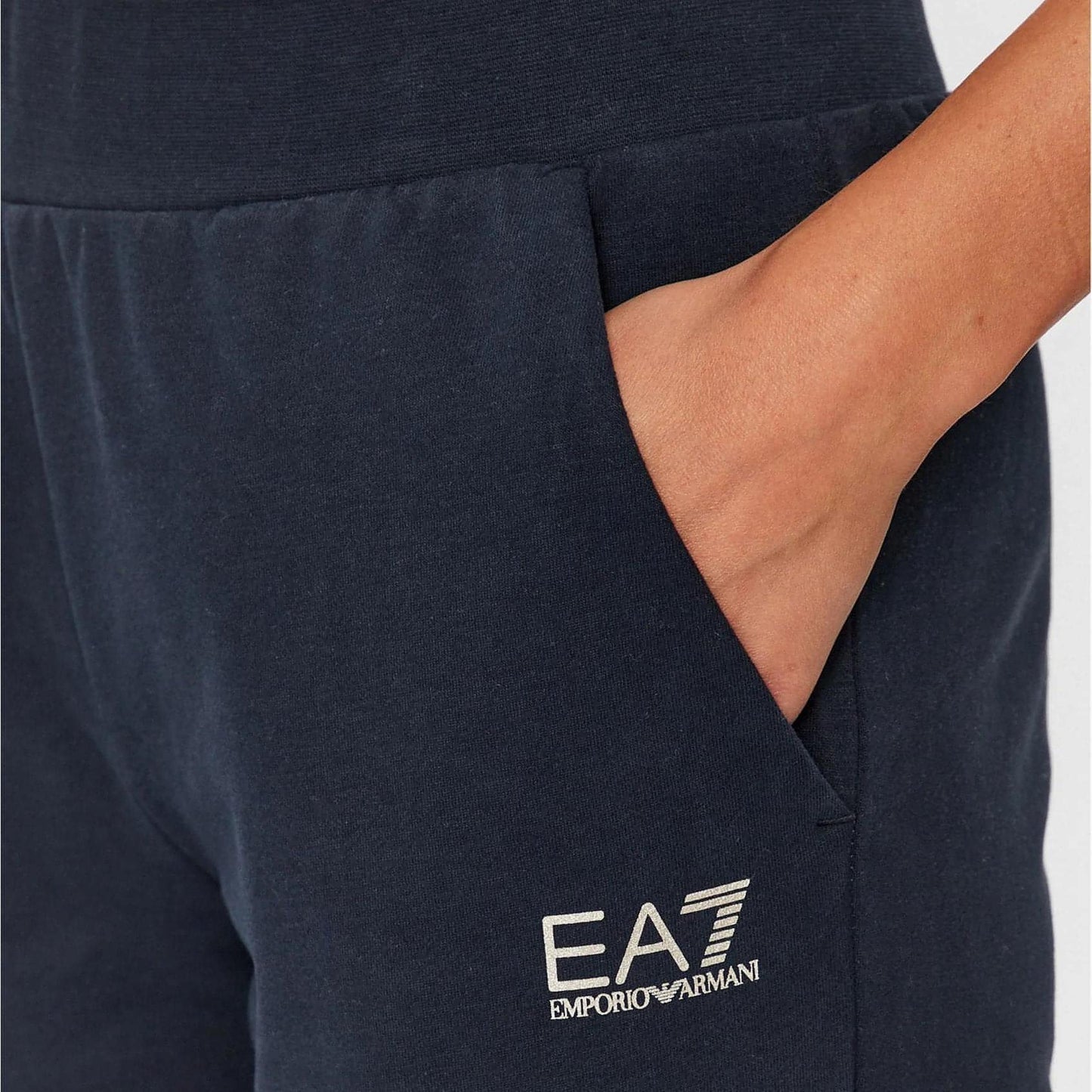 EA7 moteriškos juodos laisvalaikio kelnės Trouser