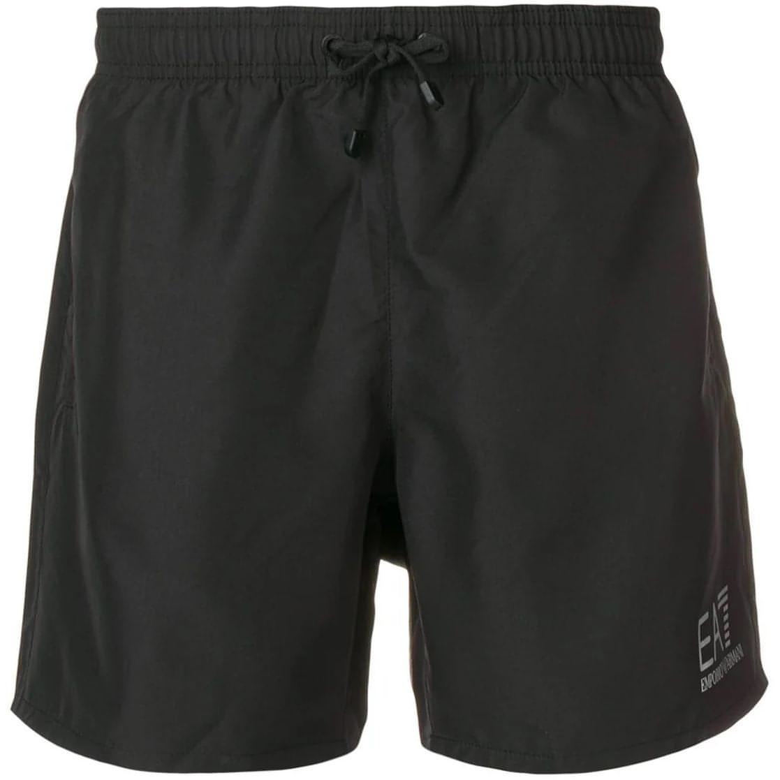 EA7 vyriški juodi maidymosi šortai Boxer beachwear