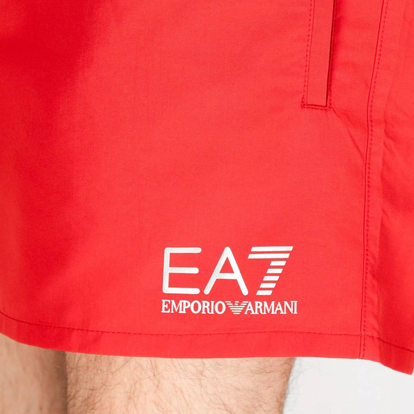 EA7 vyriški raudoni maidymosi šortai Boxer beachwear