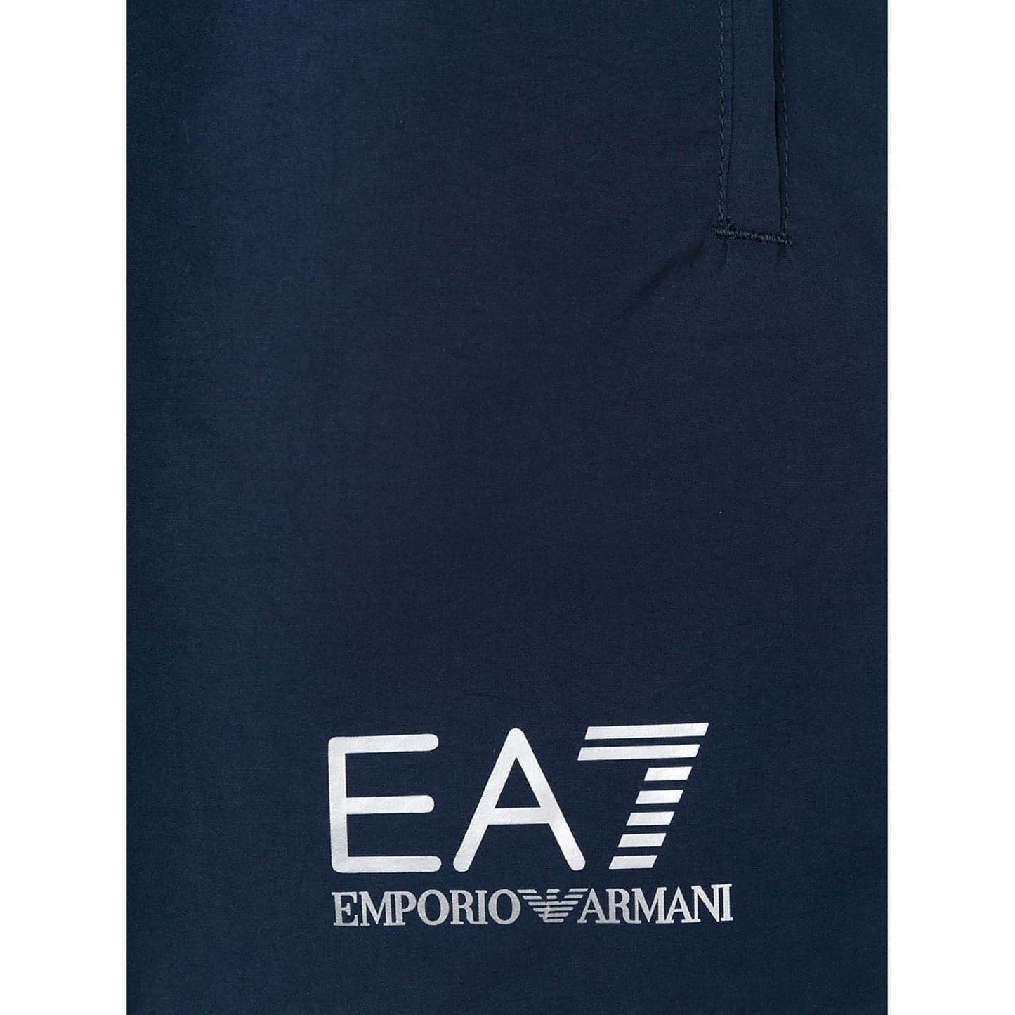 EA7 vyriški mėlyni maidymosi šortai Boxer beachwear