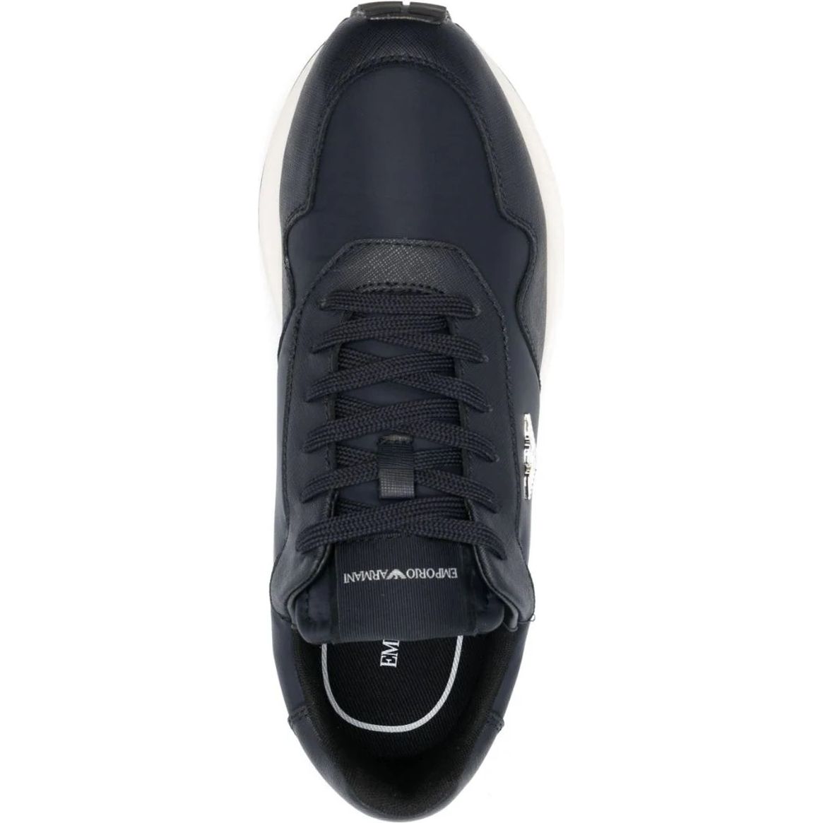 EMPORIO ARMANI vyriški mėlyni laisvalaikio batai Sneaker