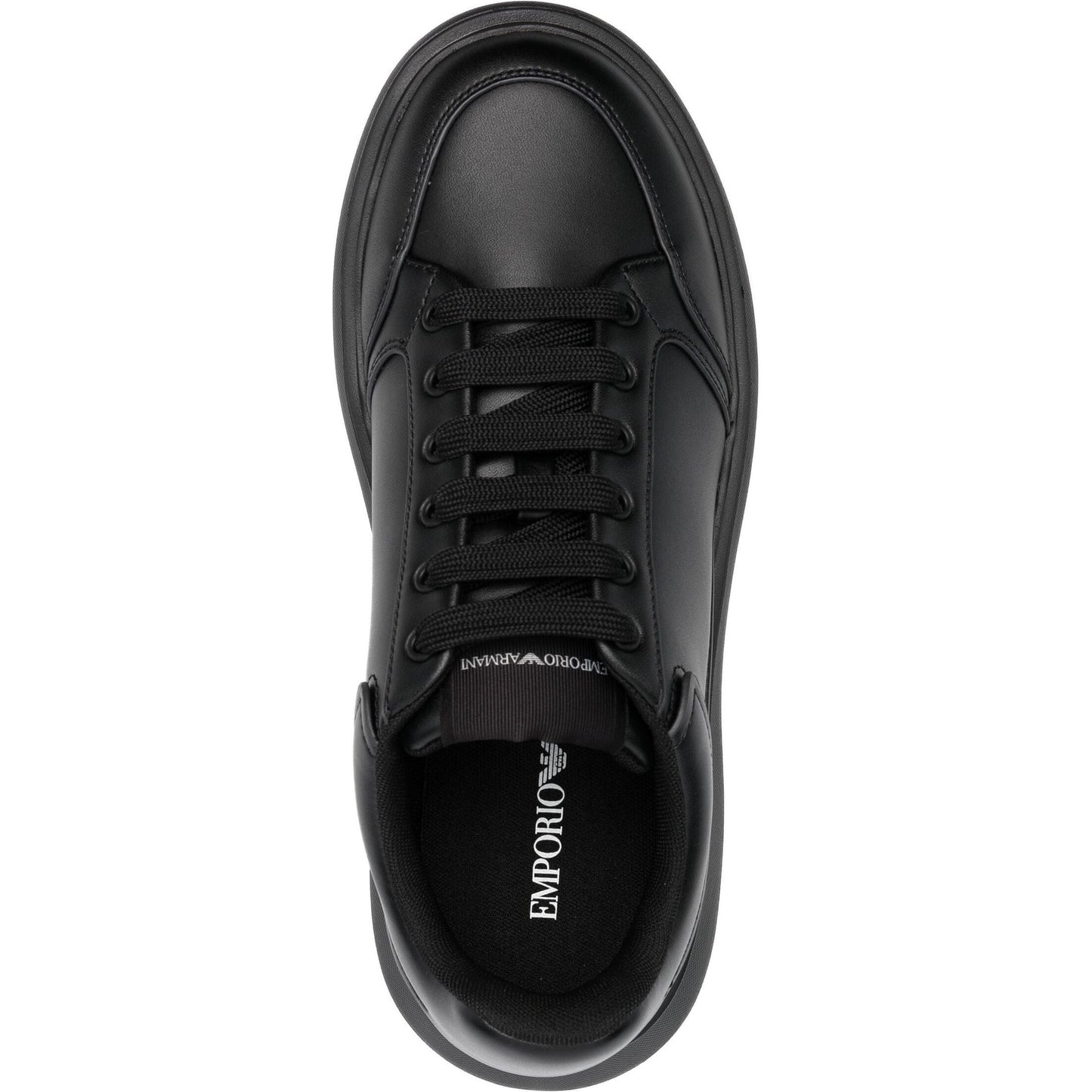 EMPORIO ARMANI vyriški juodi laisvalaikio batai Sneaker