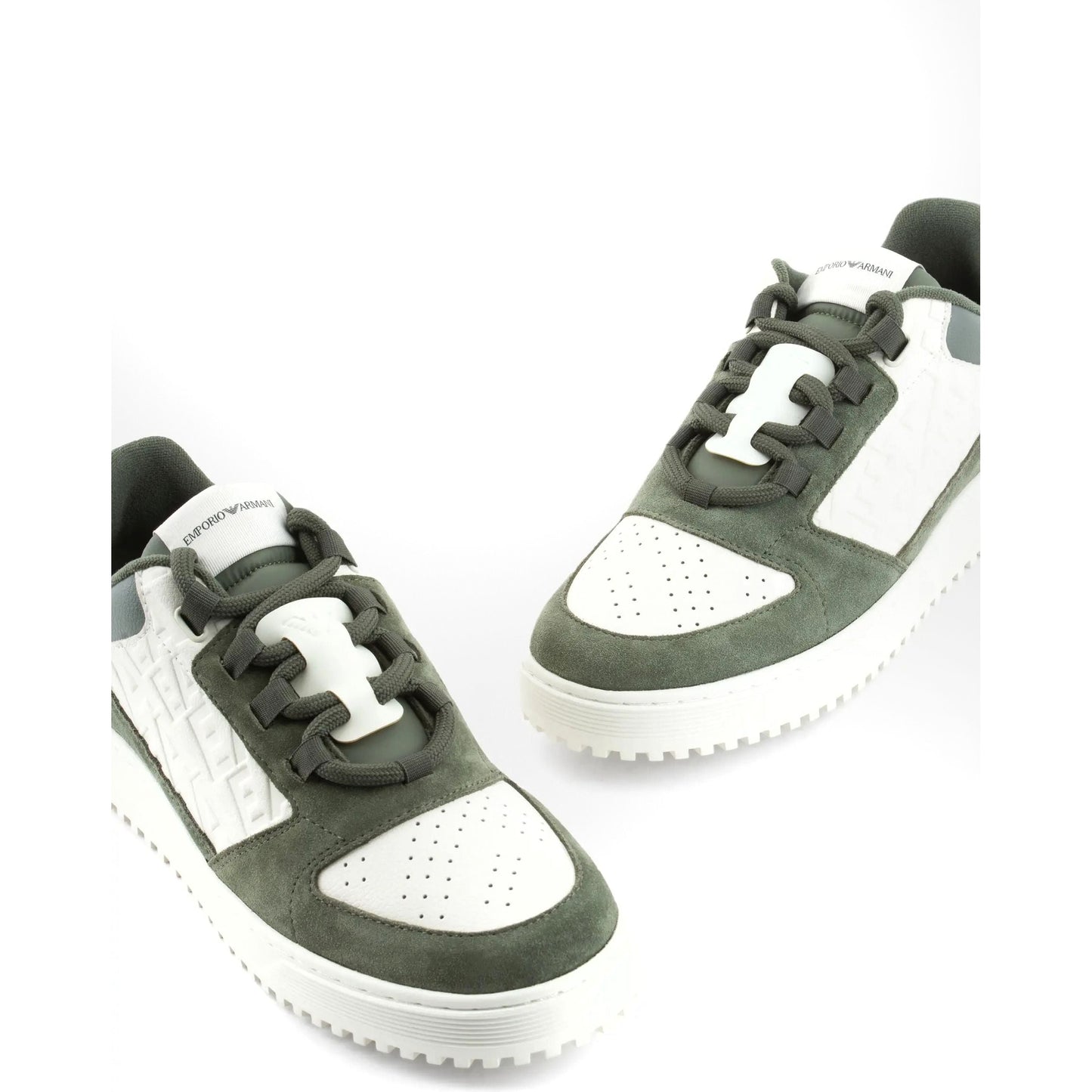EMPORIO ARMANI vyriški žali laisvalaikio batai Sneaker