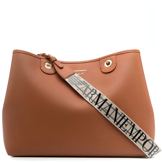 EMPORIO ARMANI moteriška ruda rankinė Shopping bag