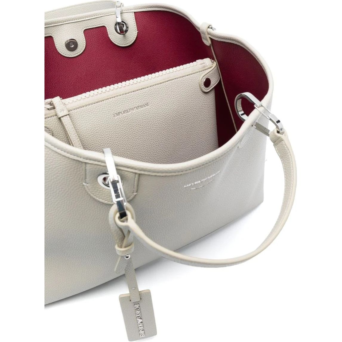 EMPORIO ARMANI moteriška šviesi rankinė Shopping bag