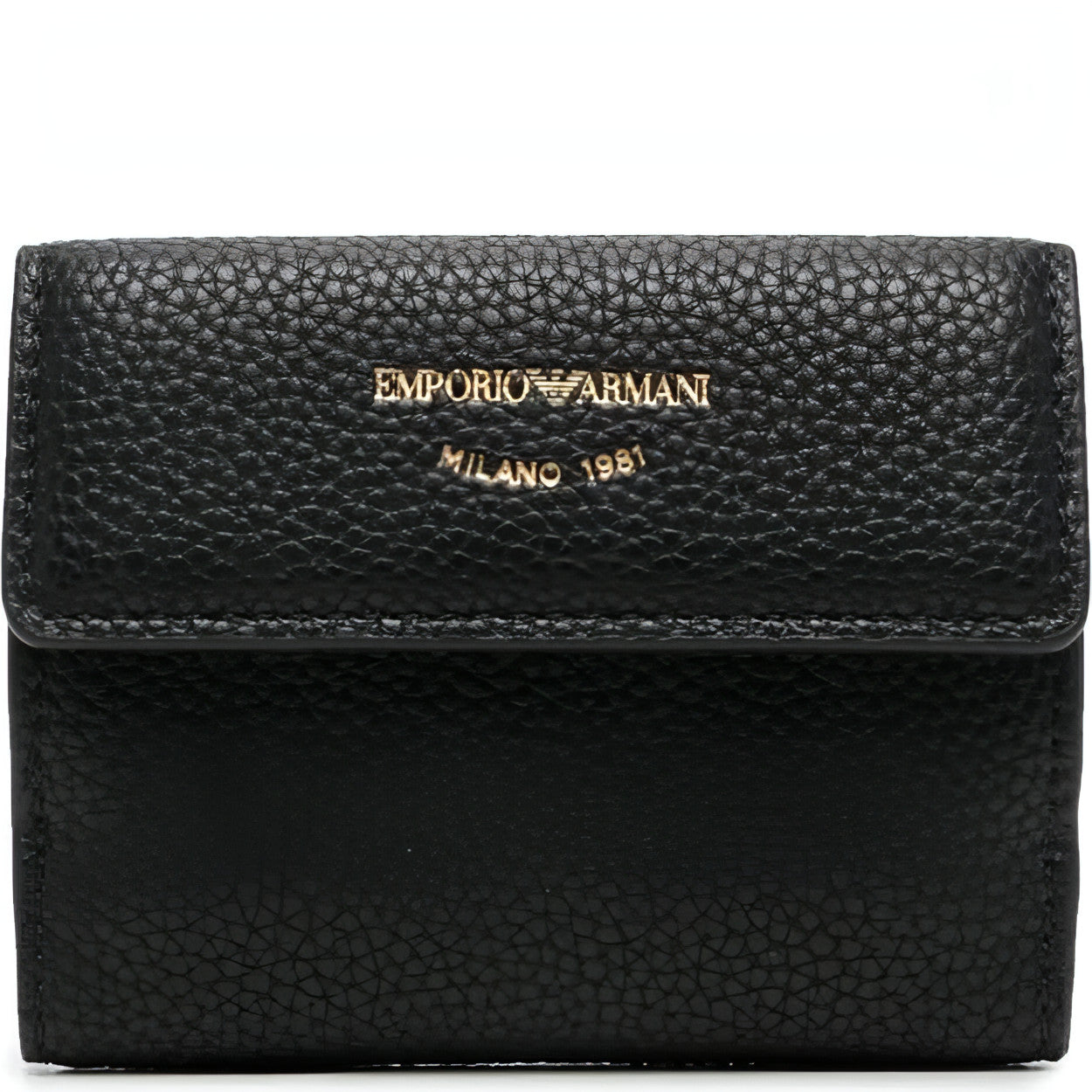 EMPORIO ARMANI moteriška juoda piniginė Wallet
