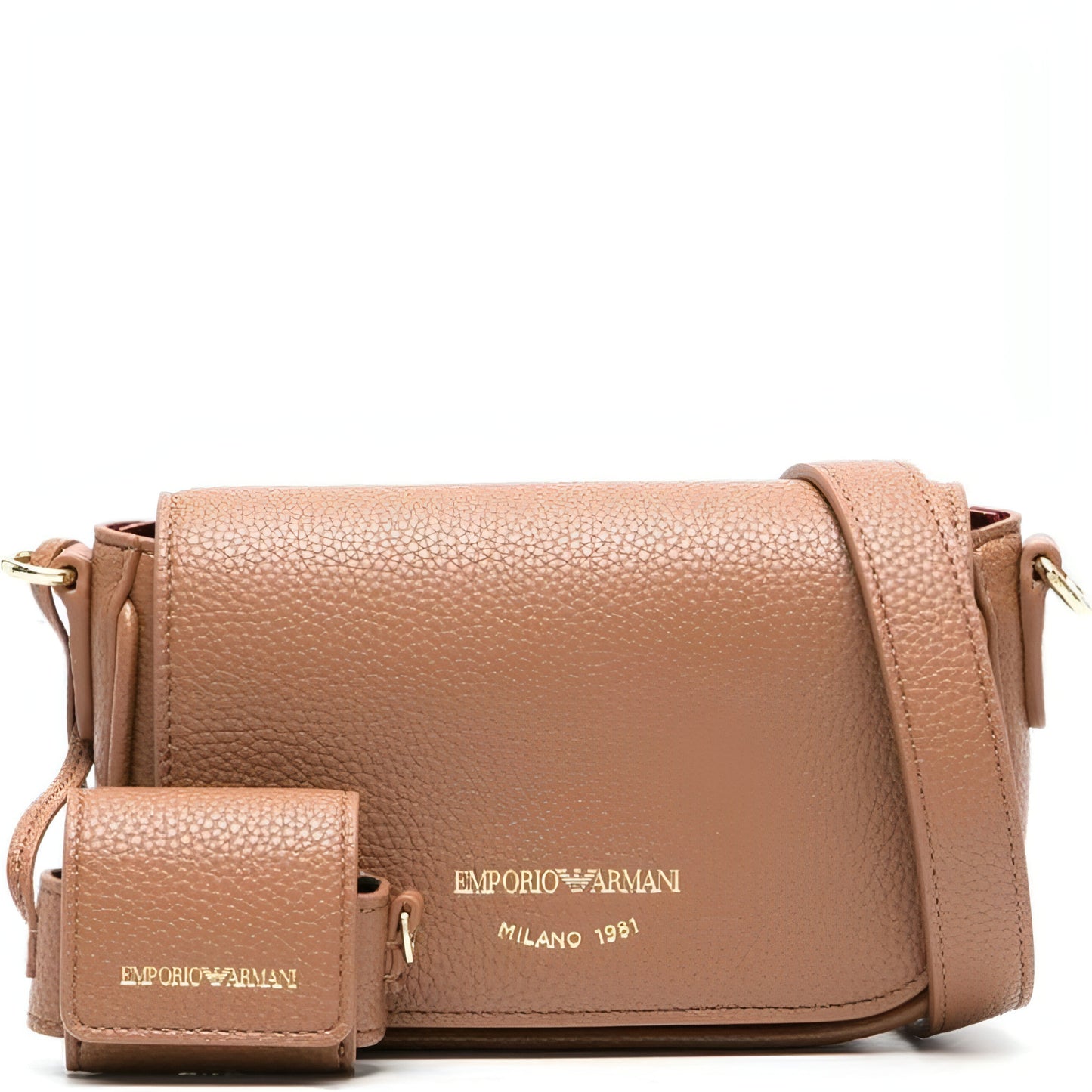 EMPORIO ARMANI moteriška ruda rankinė per petį Mini bag